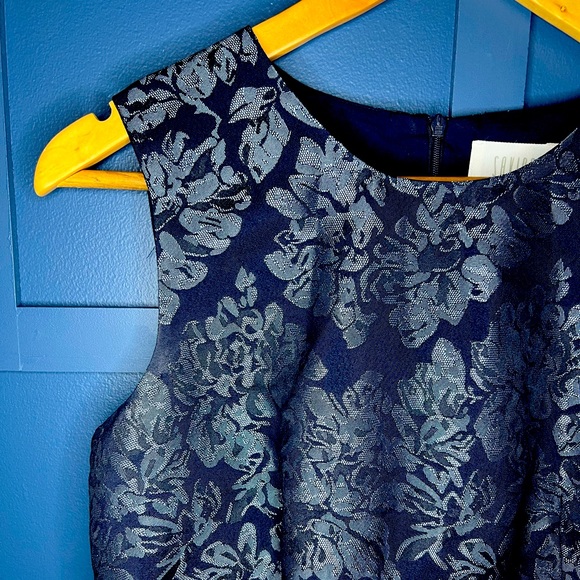 Blue Savida Brocade Dress US size 6 - Picture 3 of 4